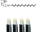ELEKTRINĖ GIRLIANDA BLACK MICRO LIGHTCHAIN 120 LIGHT CLEAR