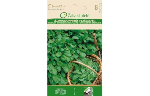 SĖJAMOSIOS PIPIRNĖS (PLAČIALAPĖS) 