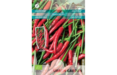 VIENAMETĖS PAPRIKOS CAYENNE LONG SLIM aštri