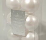 BURBULAI BALTI 022064 6VNT 8CM