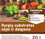 DURPIŲ SUBSTRATAS DAIGAMS 20 l