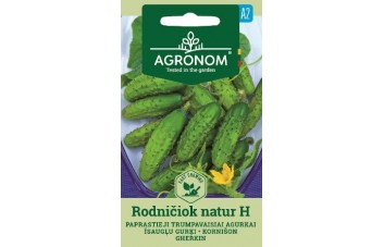 PAPRASTIEJI TRUMPAVAISIAI AGURKAI RODNIČIOK NATUR H